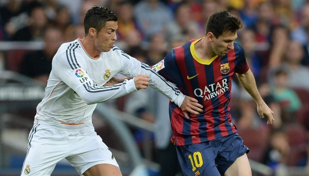 Lionel Messi gegen Cristiano Ronaldo 