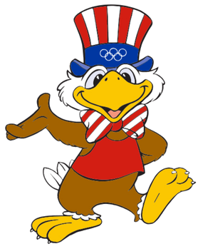 Sam, der olympische Adler von 1984 (Quelle: Wiki)