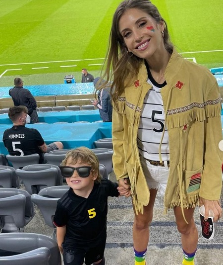 Cathy Hummels often went to stadiums to supporting her husband Mats Hummels