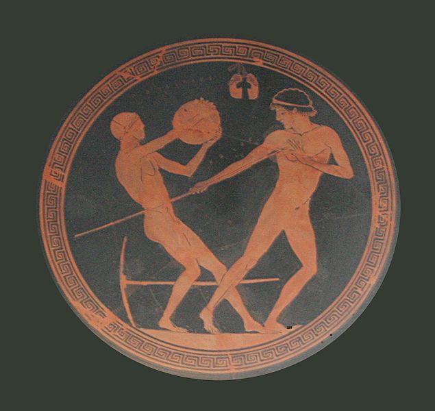 Fünfkampfdarstellung des antiken Griechenlands