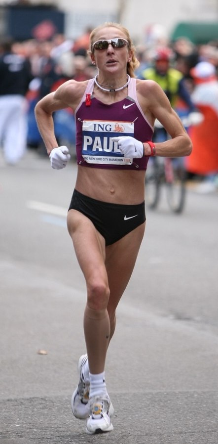Paula Radcliffe läuft (Quelle: Wikimedia)