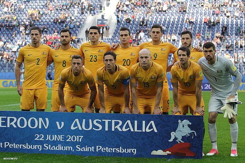 Australisches Team FIFA Confederations Cup 2017
