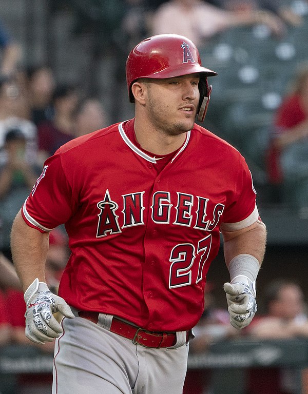 Mike Trout im Feld