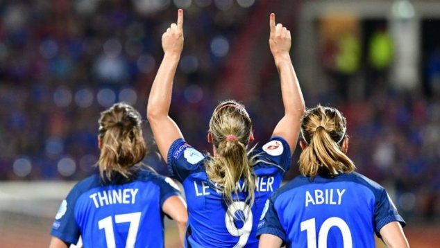 Französische Frauen-Fußballnationalmannschaft (Quelle: Live Soccer TV)