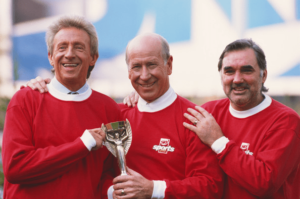 George Best, Denis Law und Bobby Charlton