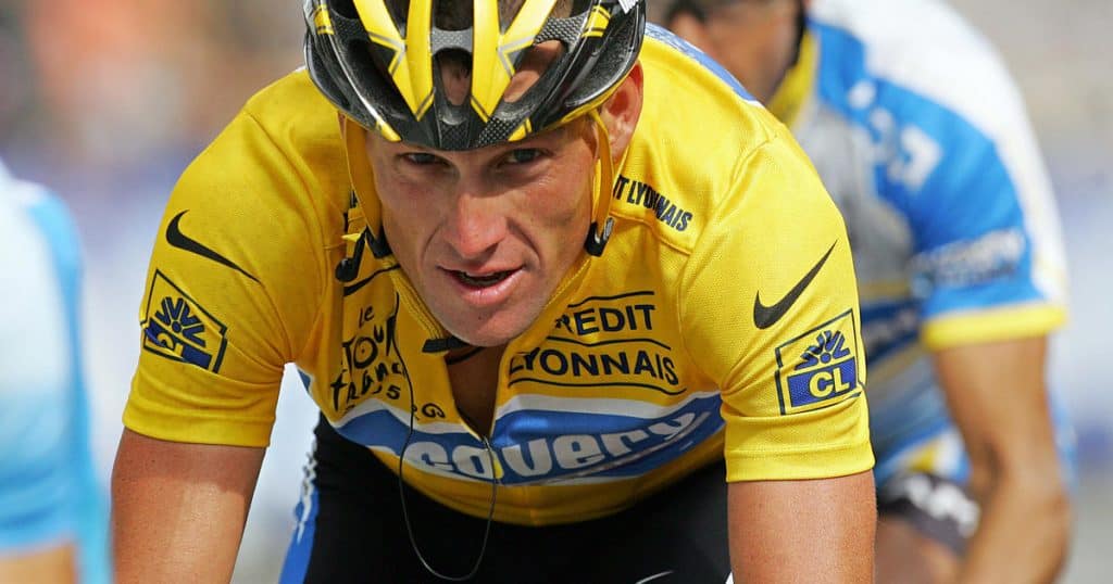 Lance Armstrong, ein Rennradfahrer