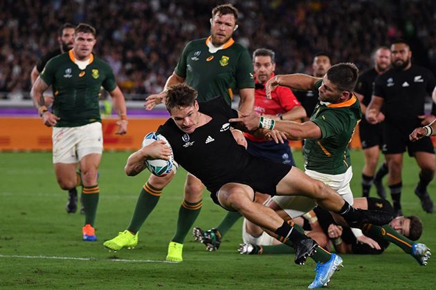 Neuseeland vs. Südafrika Rugby 2019 (Quelle: Rugby World)