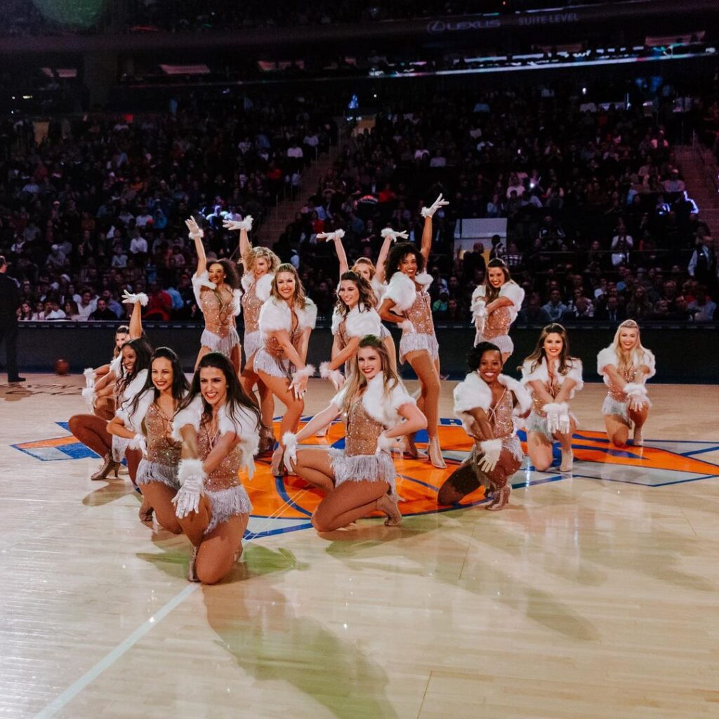 Tänzer der New York Knicks (Quelle: Instagram)