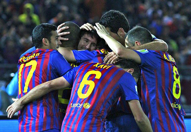 FC_Barcelona_Team_feiert