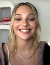 167px Maddie Ziegler during an interview, February 2021