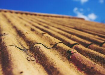 asbestic tile, roof, old