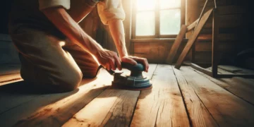 Alte Dielenböden reinigen und aufarbeiten