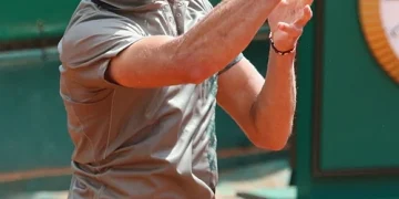 Alexander Zverev bei einem Tennis-Match