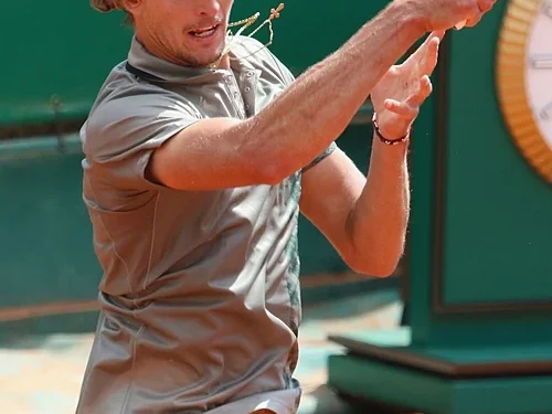 Alexander Zverev bei einem Tennis-Match