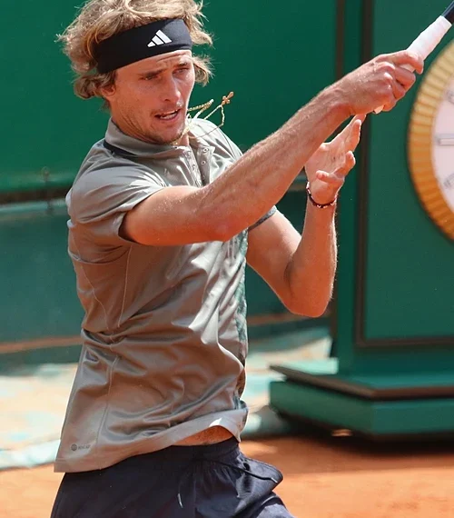 Alexander Zverev beim Tennisspiel