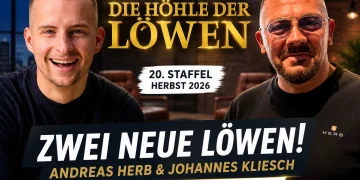 Die neuen Löwen der VOX-Gründershow: Andreas Herb und Johannes Kliesch
