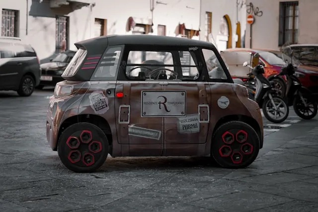 Microcar im Stadtverkehr